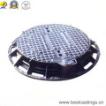 Ductile Iron Round Manhole Cover with Lock Hinge